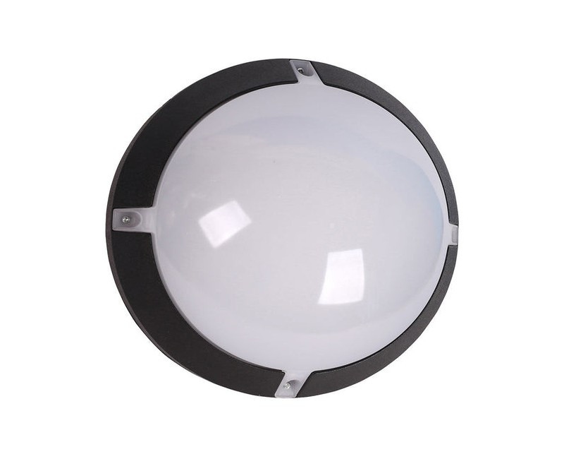 LIGHT BULKHEAD LED BLACK 220-240V/50Hz, 12W IP54