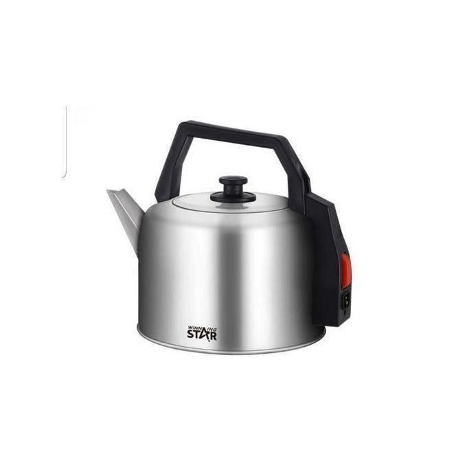 5 Litre Electric Kettle With Detachable Cord - Silver