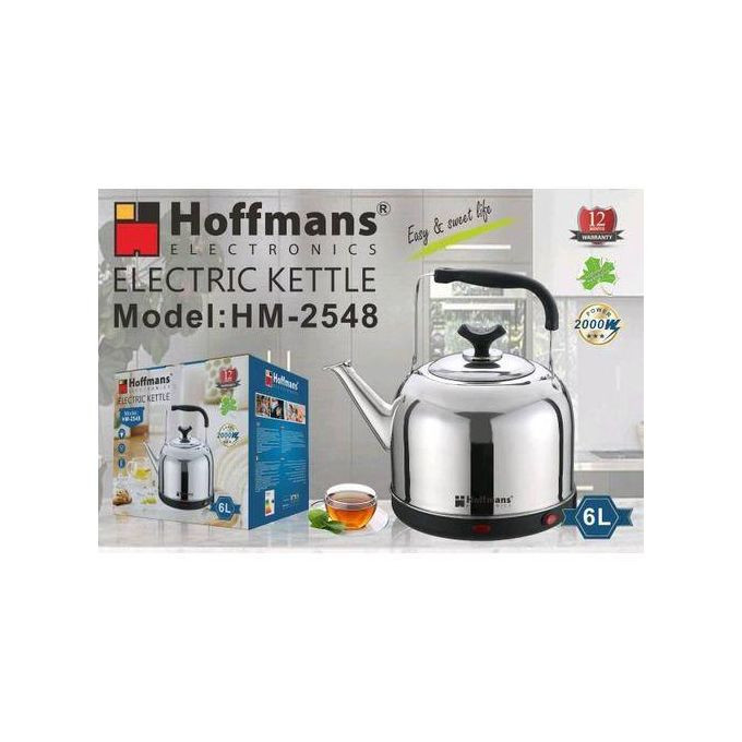 6L Electric fast Boiling with auto turn - off Kettle 2000W