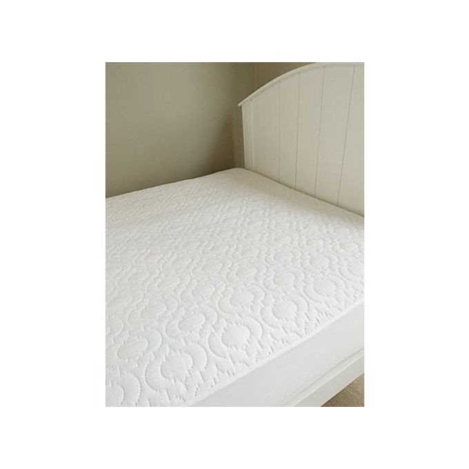 Quilted Mattress Protector Waterproof - White