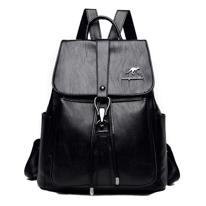 Ladies Leather Bag Backpack