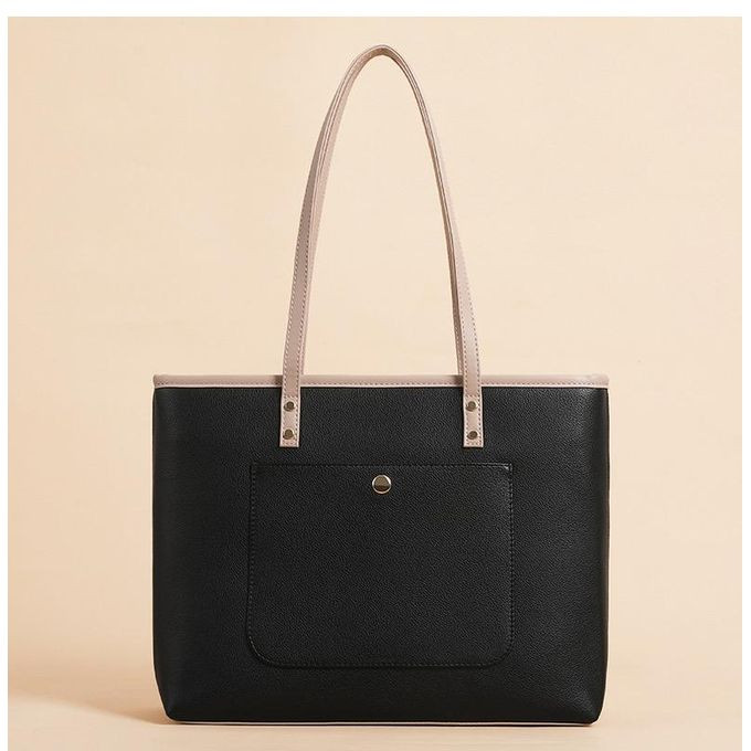 Laptop Handbags Ladies Laptop Tote Bag Shoulder Bag 14 Inch - Black