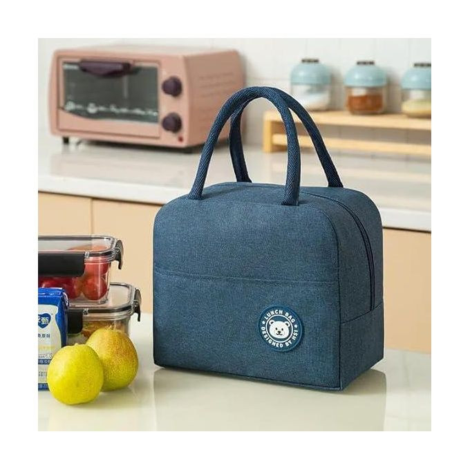 Insulated Lunch Bag Lunch Hand bag  Blue