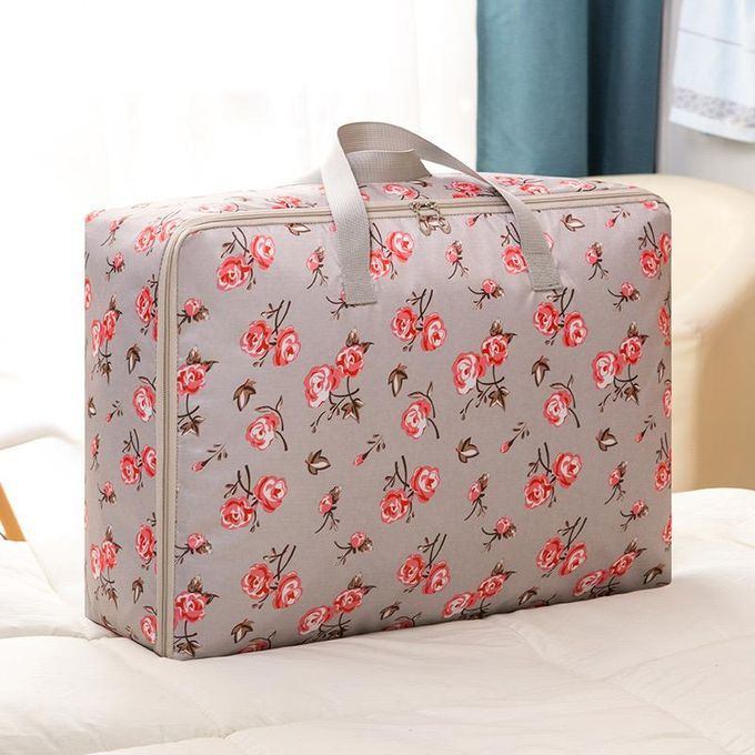 1 Piece Storage Bag for Duvets, Bed Linen, Clothes with Zip, Clothes Storage, Clothes Bag, Bedding, Protective Bag - Peach