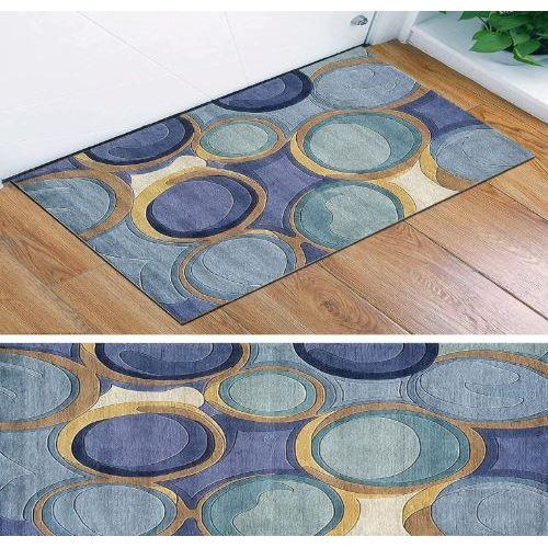 Runner Carpet Mat Non-slip Washable Customizable Many Sizes / Patterns Modern Living Carpet for Kids Room Bathroom Indoor and Outdoor Multicolor