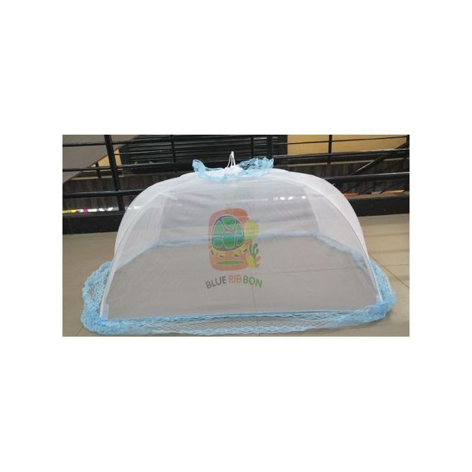 Foldable Portable Baby Umbrella Mosquito Net - White