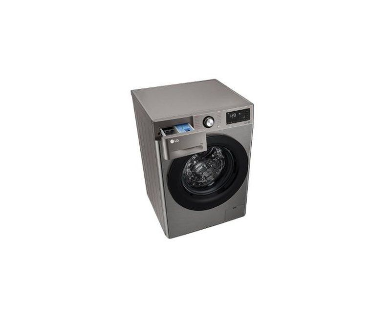 LG 9Kg Front Load Washing Machine With Steam F4R3VYG6P - Silver