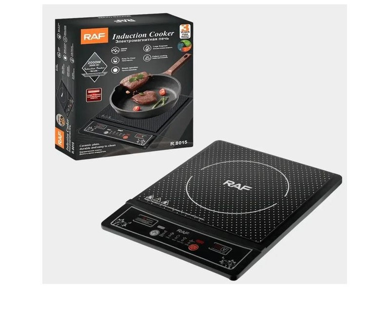 Digital Electric Touch Operated Induction Cooker With Large Fire Power – Black