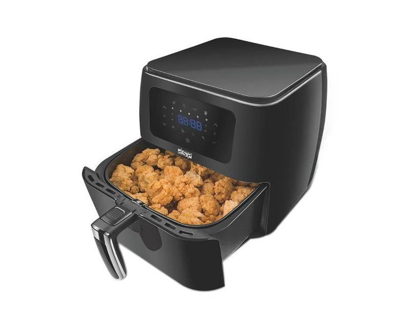 8.5 L Commercial touch screen electric air fryer - Black