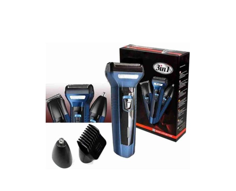 3 in 1 Geemy Hair trimmer, nose trimmer and shaver