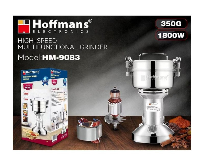 1800W Electric High-Speed Multifunctional Grinder HM - 9083 - Silver