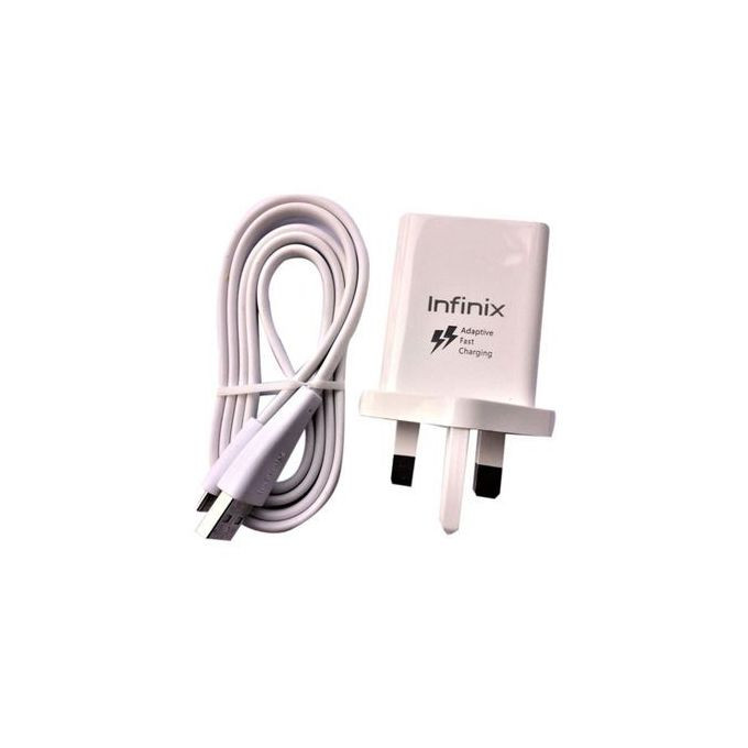Infinix 3A Fast Charger - White