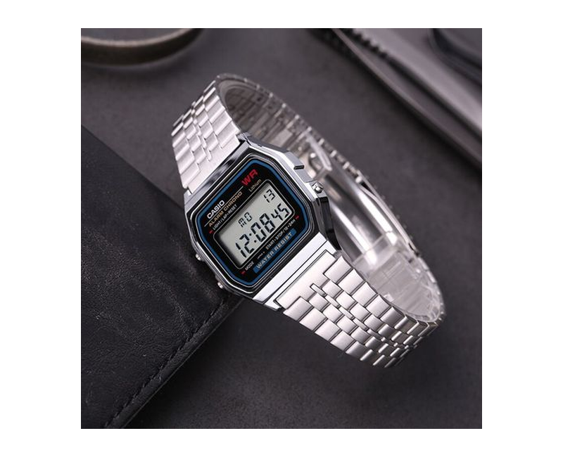 Casio Classic Digital Vintage Unisex Wrist Watch - Silver