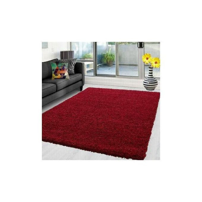 Fluffy Anti-skid Carpets Fluffy Rugs - Maroon