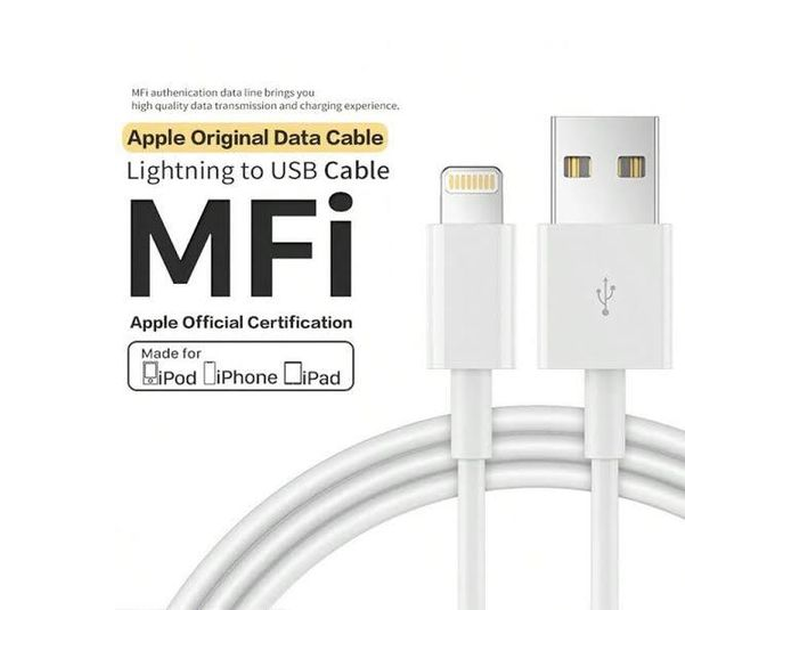 Iphone Lightning USB Data And Charging Cable For All Apple Products -White
