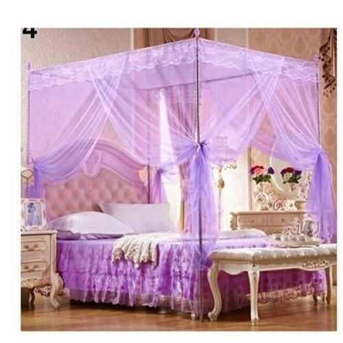 Mosquito Net Without Stands - Purple 6x6
