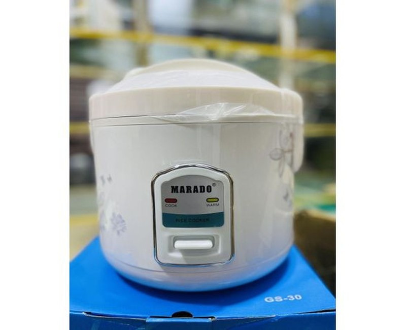 Marado Electric Rice Cooker - 5Litres - White,Multcolour