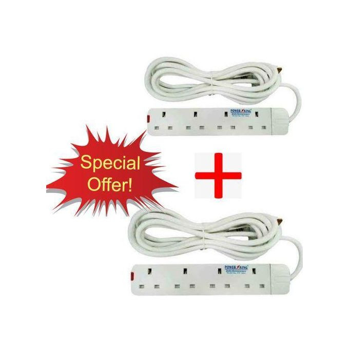 Power King Double Extensions 4 Way White