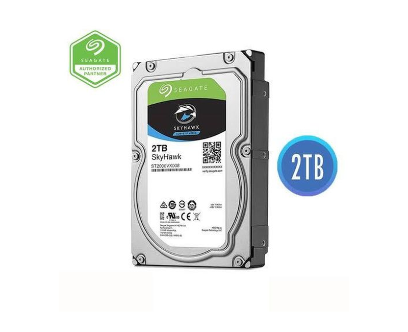 2TB Hard Drive 3.5" Durable Hard Disk For Desktop-Silver