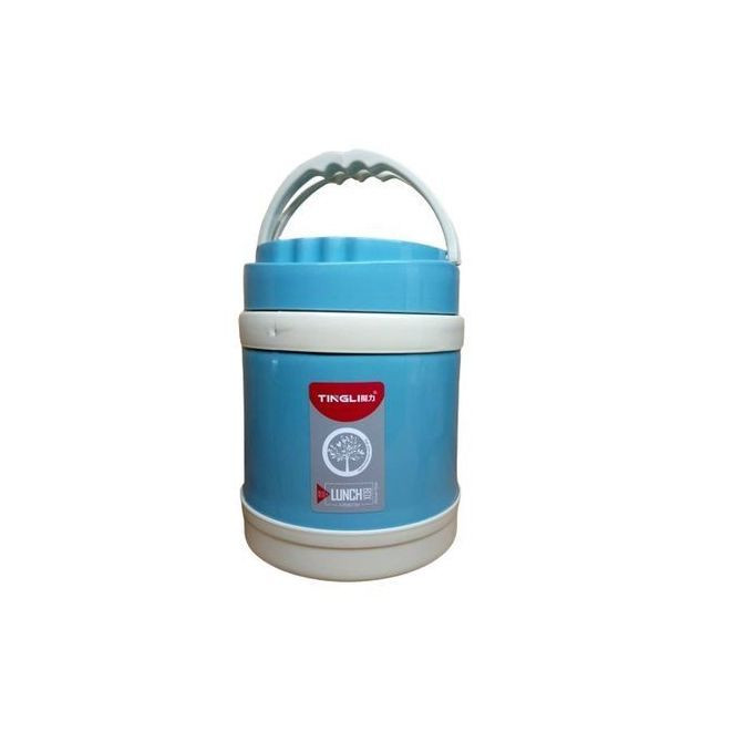 1.6L Food Flask With Stainless Steel Inside Keeps Food Hot - Blue