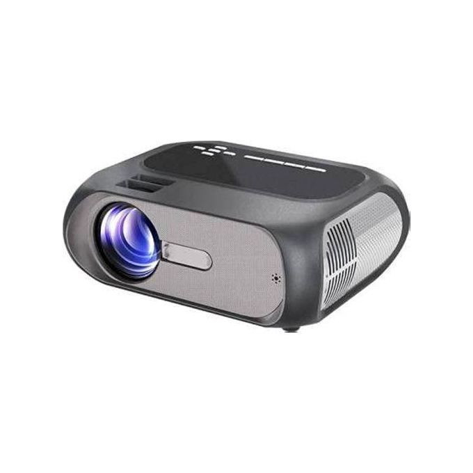 Borrego T7 HD 1080P Smart Home Theater Projector Multimedia Multi-Screen Interactive (7000 lm) Portable Projector- Multicolor