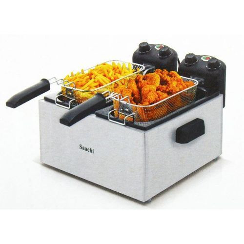 Saachi Stainless Steel Double Deep Fryer
