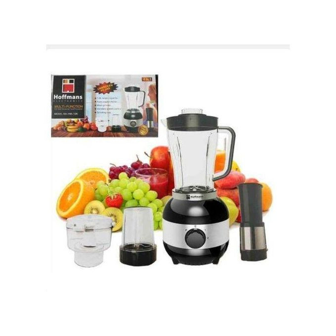 Hoffmans 4 in 1 Blender 1.8L - Black