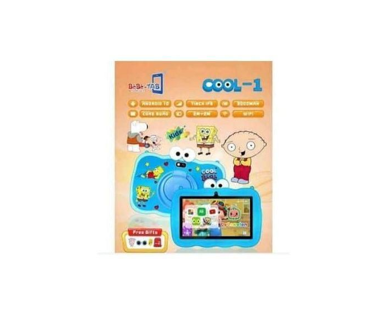Bebe TAB Cool-1 Kids Android Learning Tablet - 7" Display, 4GB RAM, 128GB Storage, Wi-Fi Only