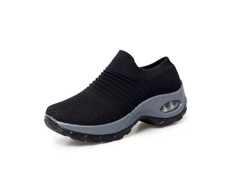 Casual Sneakers For Ladies - Black, Grey
