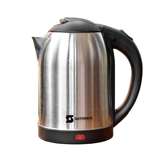 Sayona 1.8L / 1.8 Litres Stailnless Steel Electric Kettle, Percolator, SK-2434 - Silver
