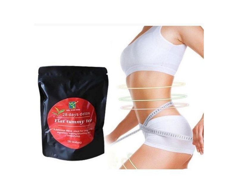 Flat Tummy Tea and Detox , Slimming Tea, 28 Days For Weight Loss, 28 Tea Bags