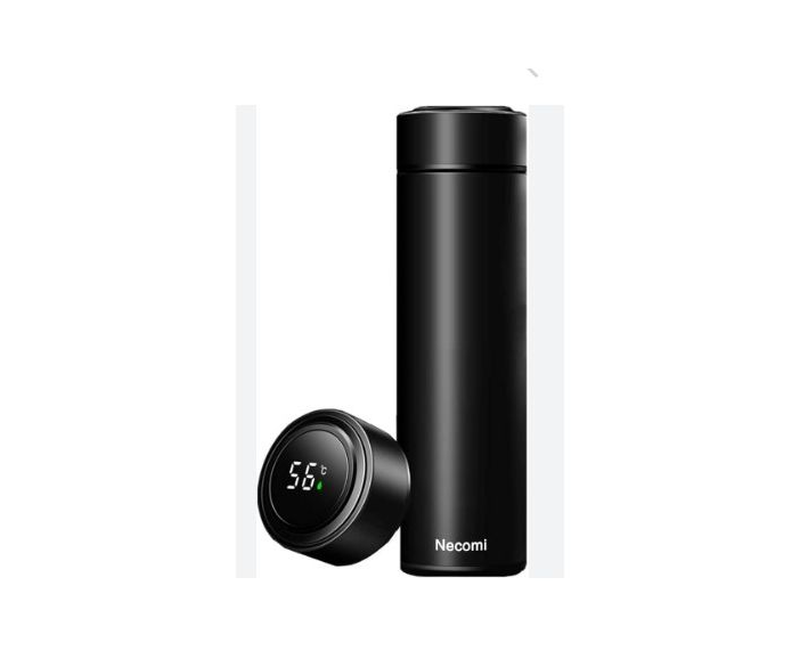 500ml Smart Water Tea Coffee Vacuum Bottle With Temperature Display - Color May Vary
