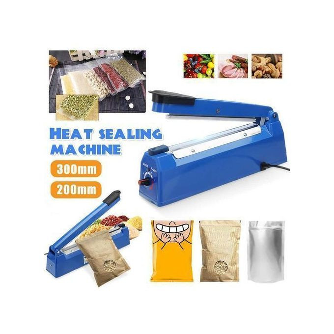 Handheld Impulse Sealer Machine Plastic Sealing - Blue 400mm