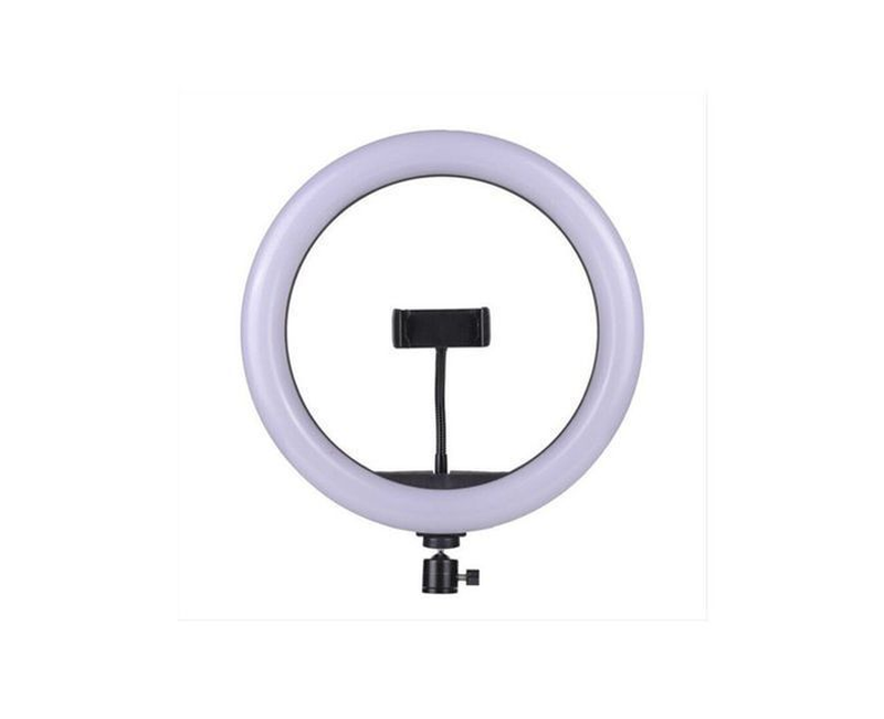 10 Inch Ring Light With No Tripod Stand - White