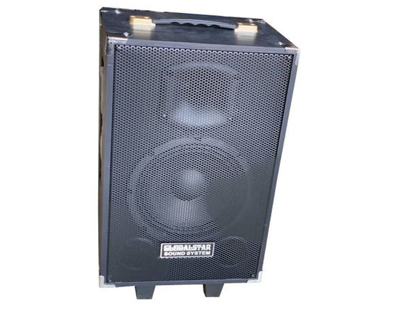 Rechargeable Speaker With Microphone For Street Preaching-Black