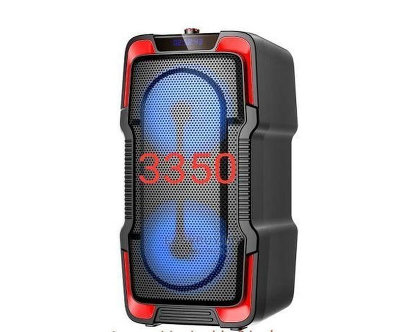 Speaker AC/DC Party Speaker With Extra Bass-Black