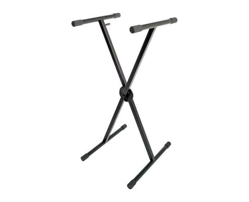 Universal Folding Piano Keyboard Stand Bracket X-Style Heavy - Black