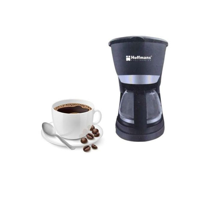 Hoffmans 1.5 Litres Coffee Maker - Black