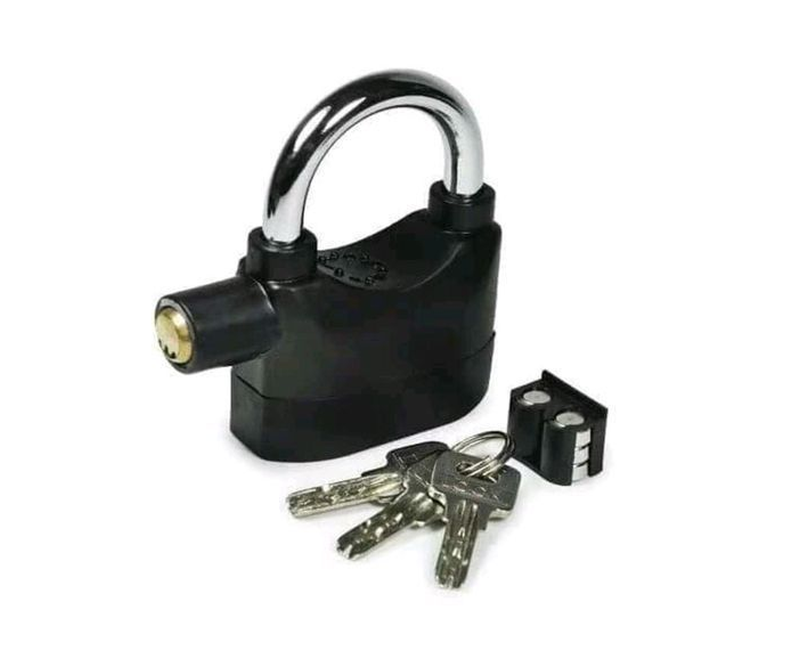 Kinder Alarm Padlock - Black