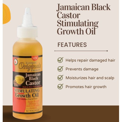 Ultimate Jamaican Black Castor Stimulating Hair Oil - 118ml