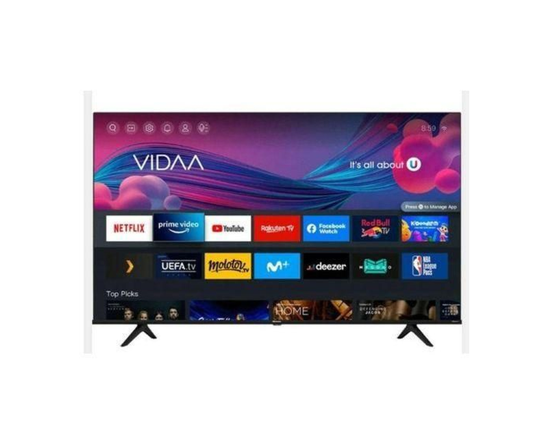 Hisense 43 Inch Smart Vidda 4K Flameless Tv - Black