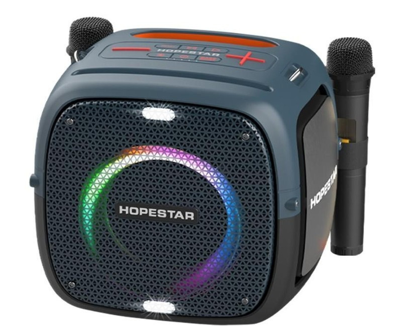 Party One 80W RGB Lighting Wireless Bluetooth Speaker - Multicolor