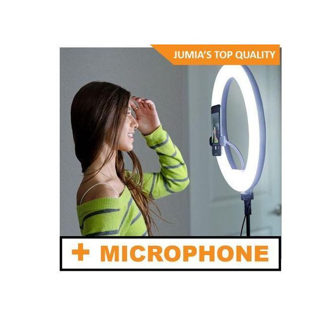Other Automatic Led Ringlight, inbuilt Remote + Stand And Phone Holder