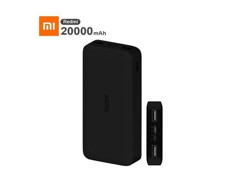 XIAOMI MI Powerbank 20000mAh Dual Input & Output Fast Charging - Black.