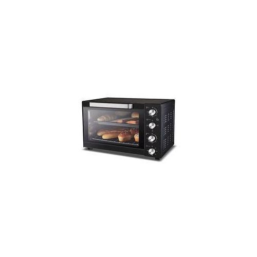 Pixel 60L Electric Oven With Double Hotplates And Rotisserie - silver