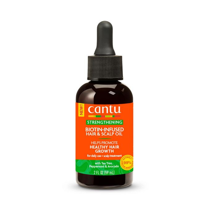 Cantu Biotin-Infused Strengthening Hair & Scalp Oil, 2 Fl Oz /1PC