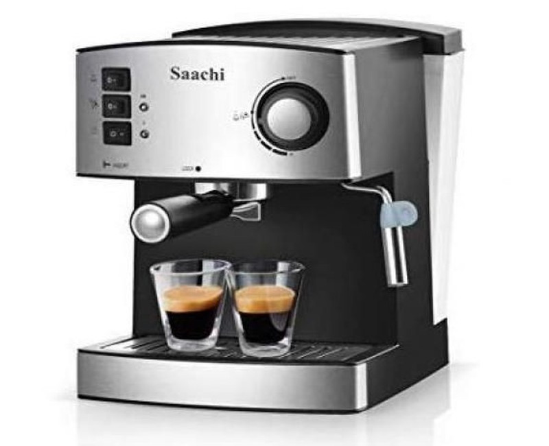 Saachi 15 Bar Coffee Maker All in 1- NL-COF-7055-Silver