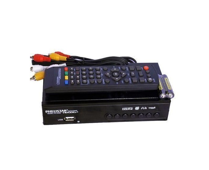 Phelistar Free to Air Digital Decorder - Black