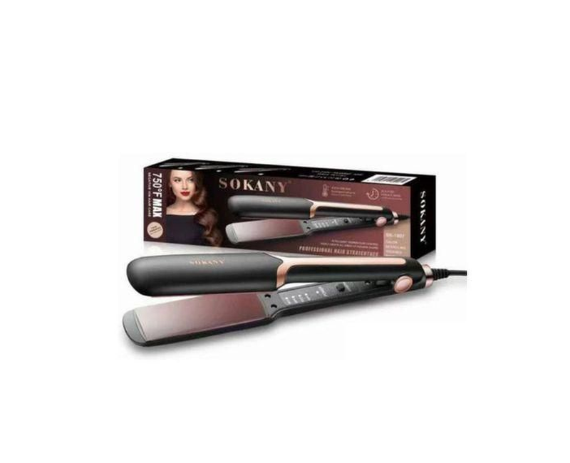 women's Electric Hair Straightening Iron-Black