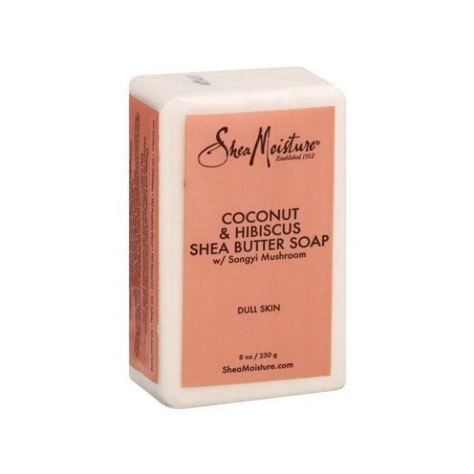 Shea Moisture Coconut & Hibiscus Bar Soap, 8.0 Oz